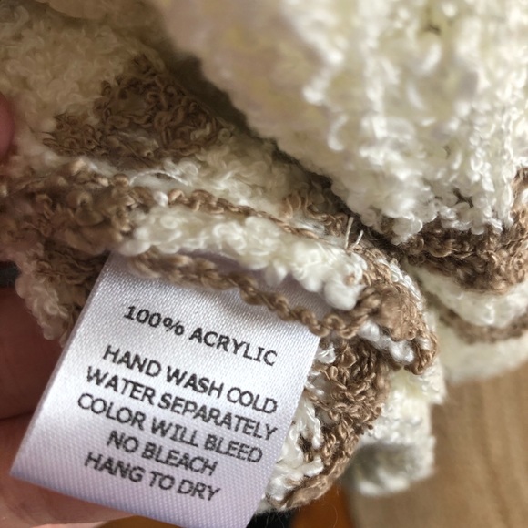 *SOLD OUT* Ivory & Mocha Stripe Knit Cardigan - Picture 3 of 4